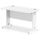 Rayleigh Shallow Cable Managed Straight Office Desk